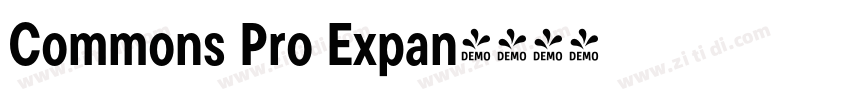 Commons Pro Expan字体转换